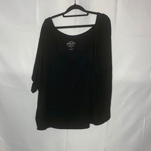 torrid size 6 plus size 30 crop top black GUC